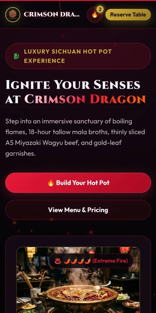 Crimson Dragon Hot Pot