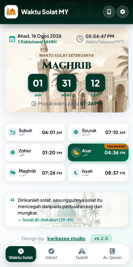 Waktu Solat MY PWA